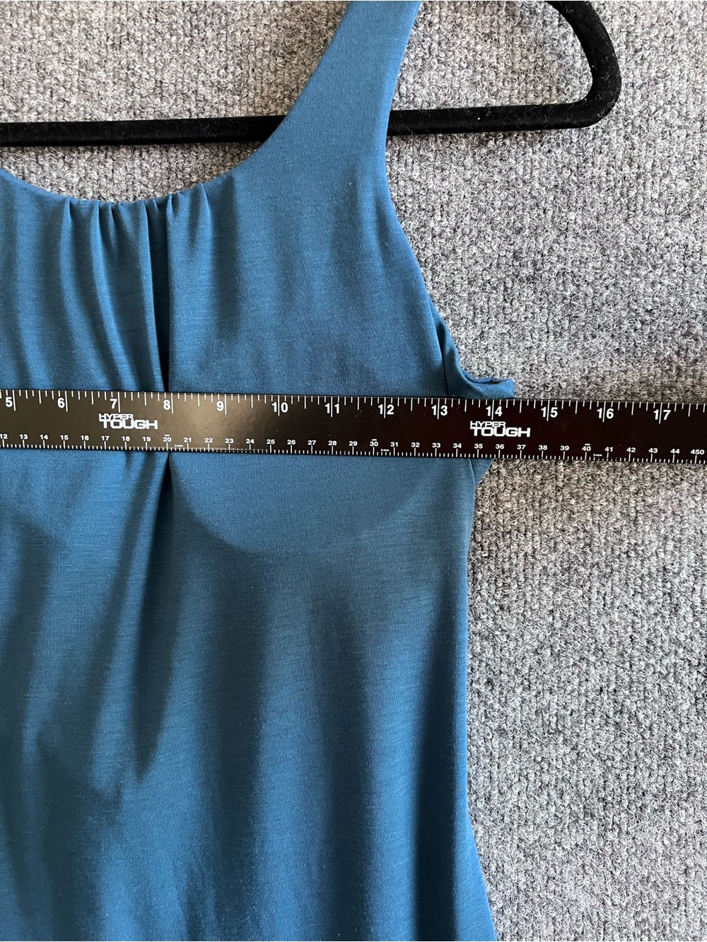Prana Skypath Small Blue Teal Built In Bra Open Back Stretch Active Yoga Dress - Picture 2 of 8